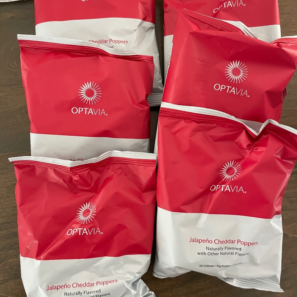 6 packages Optavia Jalapeno Cheddar Poppers